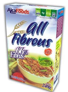 All Fibrous -  Whole  wheat cereal, corn and rice enriched fibers with plum flavor
