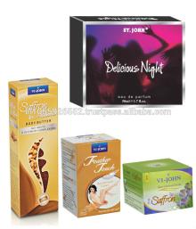 VIJOHN Women Care (Hair Remover Sandal & Saffron old Fairness Cream & Body Butter & Perfume Delious