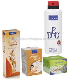 Vijohn s Women Care Kit (Hair Remover Sandal & Saffron old Fairness Cream & Body Butter & Deo  Pu 