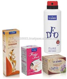 Vijohn's Women Care Kit (Hair Remover Rose & Saffron Sandal Fairness Cream & Body Butter & Deo P