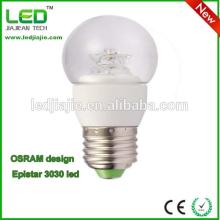 aluminum material 3030 smd e26 saffron  led   bulb  CRI 80 OSRAM design  led   bulb  6w/40w,shenzhen  led  bul