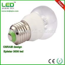 aluminum material Ce rohs smd e27 saffron led bulb CRI 80 OSRAM design led bulb 6w/40w,shenzhen led