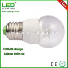 house or bar Corridor light projector 3030 smd e14 saffron led bulb CRI 80 OSRAM design led bulb 6w/