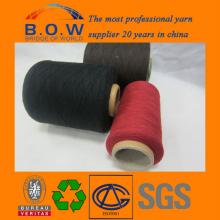 70/30 saffron yellow open end/oe recycle cotton yarn for glovesfor fabric for mop