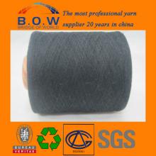 6S saffron yellow open end/oe recycle cotton yarn for glovesfor fabric for mop