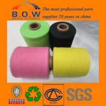 saffron yellow recycle cotton yarn for glovesfor fabric in stock timberland carton sex