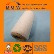 low priceHigh Quality65/35 10S saffron yellow open end/oe recycle cotton yarn for glovesfor fabric