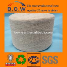 favorite 70/30 8S saffron yellow open end/oe recycle cotton yarn for socks in china