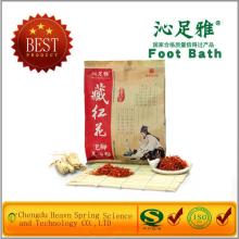 Saffron crocus Foot bath powder with essential oil for foot spa