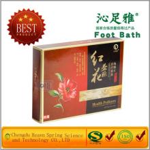 HOT foot bath set table with saffron crocus good for health care