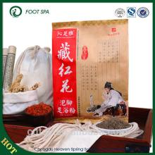 Foot care powder made of saffron medicine herb 2014 OEM manufacturer foot bath detoxification