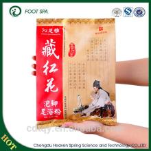 Foot care powder made of saffron medicine herb 2014 OEM manufacturer foot shower
