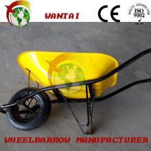 spanish saffron agricultural rubber track wheel barrow