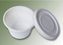 corn starch eco friendly biodegradable cup with a cover