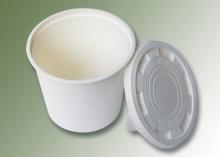 corn starch eco friendly biodegradable bowl/cup with a cover