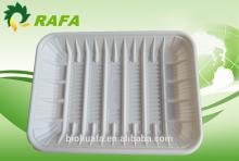 High Quality biodegradable corn starch food and fruit packing trays with competitive price