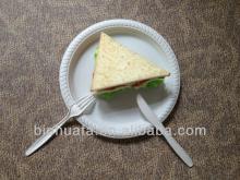 Eco Disposable Corn starch 6inch Round tableware-Plate