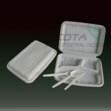 biodegradable natural corn starch 600ml food container