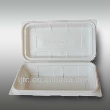 Corn starch Bio-based Disposable Lunch box 236*135*57mm