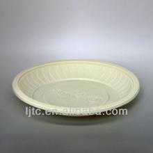 Microwave corn starch biobased dish