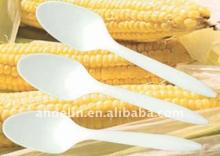 DLS-02 143mm Biodegradable Disposable Spoon| corn starch flatware