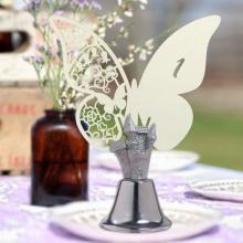 Red Leaves high quality & hot design Laser Cut Wedding Place Card For Wine Glass TC1201-01