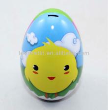 High quality cute egg shaped gift tin for chocolate