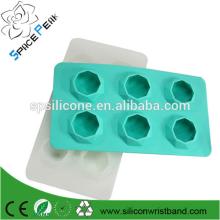 Chocolate mould silicone Ice cube Trays mold diamond ice block buick building shape Bar Party frozen