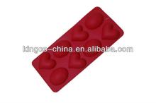 (KSC-125) Silicon Egg and Heart shape Ice cube Tray Ice Tray Alpha Shape Silicon Chocolate Mold