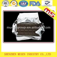 Raw material aluminum foil for chocolate bar wrapping