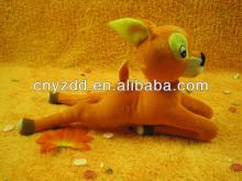 stuffed soft plush saffron yellow fawn toy