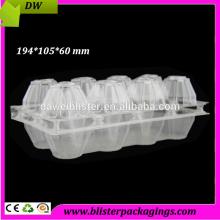 8 pieces of egg blister packaging tray
