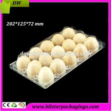 202*125*72 mm pet 12 pieces of egg blister pack