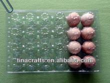 24 pcs plastic transportation egg tray