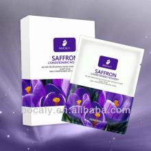 OEM/ODM 2013 Best Sale Biofibre Facial Mask Saffron Blood Conditioning Mask