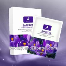 Saffron Blood Conditioning Facial Mask For Elastic Skin Face Mask