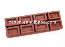 custom soft pvc chocolate bar usb flash drive