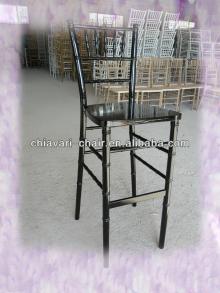 outdoor stackable solid wood coffee shop black modern bar chair