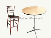 solid wood high top coffee shop bar stool bar table