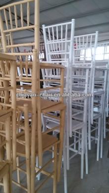 outdoor stackable solid wood coffee shop chiavari chairs bar wood