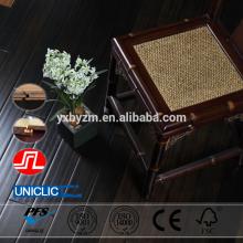 Soild dark chocolate brown hardwood bamboo flooring