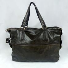 2014 dark chocolate leather man leisure classical messenger shoulder bag
