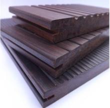 Dark Chocolate Color Outdoor Strand Woven Bamboo Flooring For Bridge