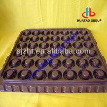 Dark Brown Gloss Plastic HIPS/ PS/  PVC   Sheet /film for chocolate pack tray