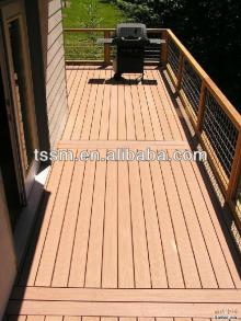 Solid wpc decking low cost all colors