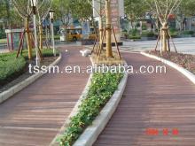 Solid wpc decking against high temperature color decking
