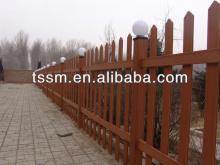 wood plastic composite fence