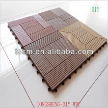 new design wpc diy composit decking tile 300x300