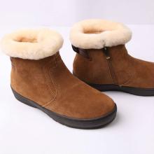 Cow Suede Woman Leather Boot