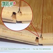 2014 China Top Ten Selling Products Click-lock Laminate Flooring Carbonized Surface Solid Bamboo Flo